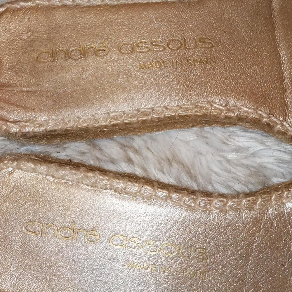 André Assous Womens Sari Leather Espadrille Size:8 - Picture 2 of 8